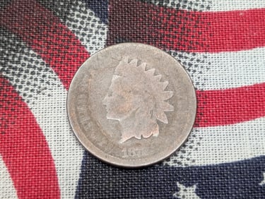 Key Date 1872 Indian Head Cent AG+ Nice Filler