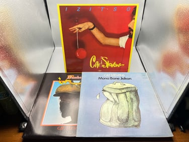 Lot of (3) Cat Stevens Vinyl Albums - Varying Conditions