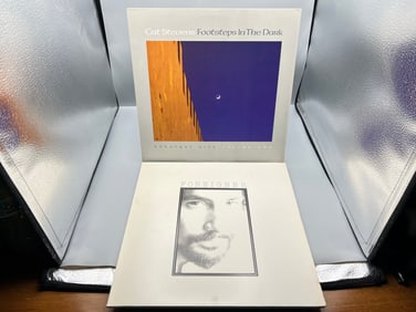 1973 Cat Stevens Foreigner & 1984 Cat Stevens Footsteps In The Dark Greatest Hits Vol. 2 Vinyl