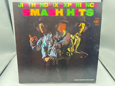 1969 Jimi Hendrix Experience Smash Hits Vinyl Album W/ Poster - MS 2025