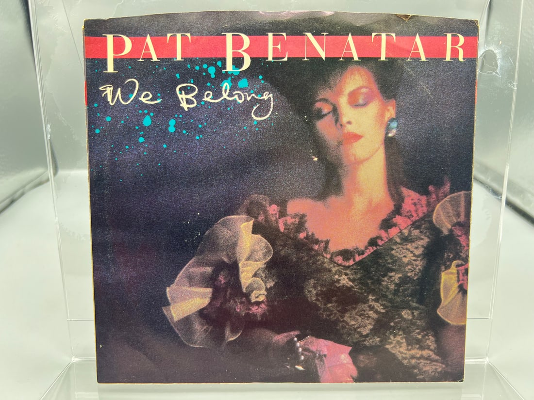 1984 Pat Benatar We Belong/Suburban King 45 RPM Record W/ Picture Sleeve - VS4 42826: 1984 Pat Benatar We Belong/Suburban King 45 RPM Record W/ Picture Sleeve - VS4 42826 - Records are untested by auction house for play quality. All items are sold as is.