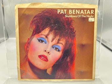 1982 Pat Benatar Shadows of The Night/The Victim 45 RPM Record W/ Picture Sleeve - CHS 2647