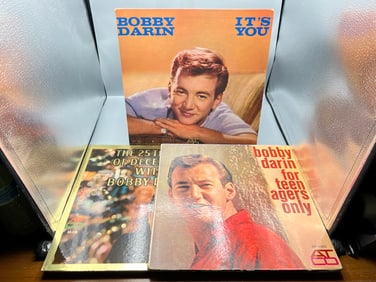 Lot of (3) Bobby Darin Vinyl Albums - Varying Conditions
