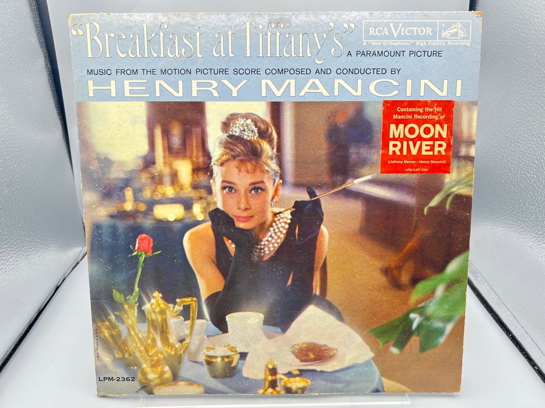 1961 Henry Mancini Breakfast At Tiffany's Music From The Motion Picture Score Vinyl Album - LPM 2362 (1 of 6)