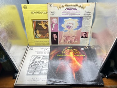 Lot of (4) Assorted Vinyl Albums - Varying Conditions