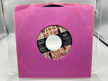 1976 Wings Let Em In/Beware My Love 45 RPM Record - 4293
