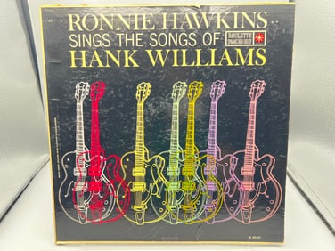 1960 Ronnie Hawkins Sings The Songs of Hank Williams Vinyl Album - R-25137