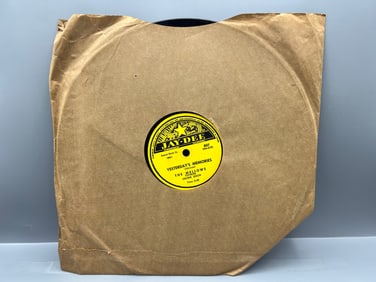 1955 The Mellows Yesterday's Memories/Lovable Lily 78 RPM Record - 807