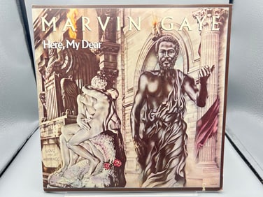 1978 Marvin Gaye Here, My Dear Vinyl Album - T 364LP2