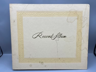 Binder of Assorted Vintage 78 RPM Records - Varying Conditions