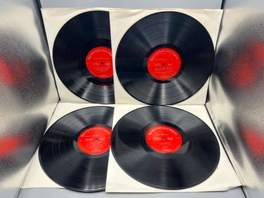 Lot of (10) Assorted Vinyl Records W/ No Covers/Outer Sleeves - Varying Conditions