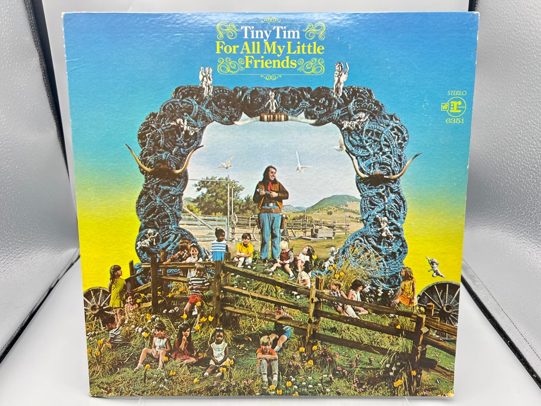 1969 Tiny Tim For All My Little Friends Vinyl Album - RS 6351: 1969 Tiny Tim For All My Little Friends Vinyl Album - RS 6351 - Records are untested by auction house for play quality. All items are sold as is.