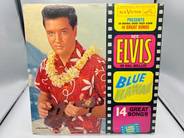 1961 Elvis Presley Blue Hawaii Vinyl Album - LPM 2426