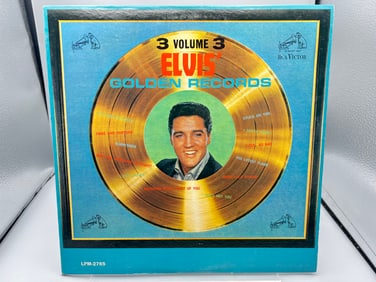 1963 Elvis Presley Elvis' Golden Records Vol. 3 Vinyl Album - LPM 2765