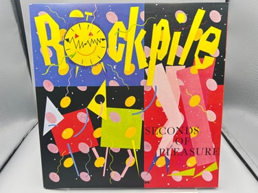 1980 Rockpile Seconds of Pleasure Vinyl Album W/ 45 RPM Promo Record - JC 36886