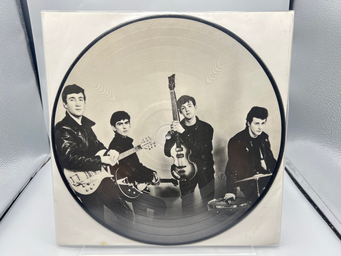1983 The Beatles Silver Beatles Unofficial Denmark Release Picture Disc Vinyl Album - AR-30003 (1 of 4)
