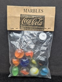 Vintage Coca Cola Glass Marbles
