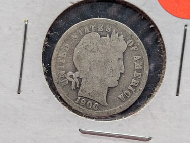 1900 Barber Dime