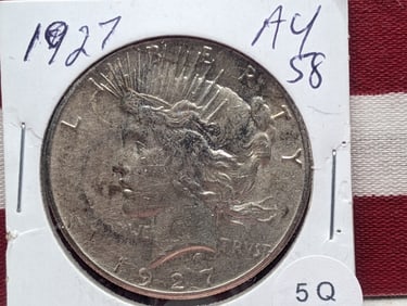 1927 Peace Dollar
