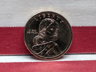 2017-D GEM BU Sacagawea Golden Dollar, Sequoyah