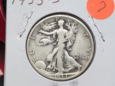 1933-S Walking Liberty Half Dollar