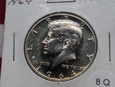1964-P Kennedy Half Dollar, Proof