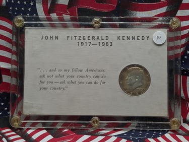 1964 Kennedy Half Dollar In Case