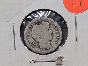 1912 Barber Dime