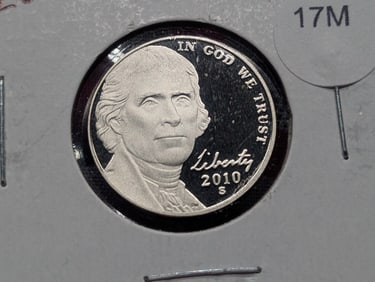 2010 -S Jefferson Nickel