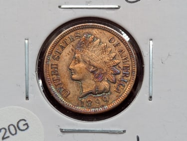 1899 Indian Head Cent, Great Details, HIGH GRADE