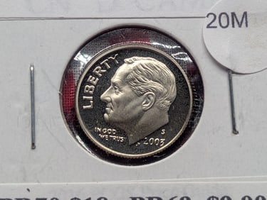 2003-S Roosevelt Dime, Cameo Proof