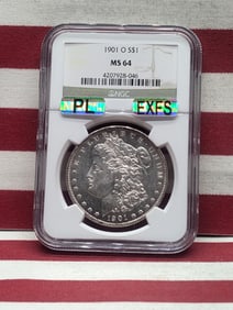 1901-O Morgan Dollar, NGC MS 64