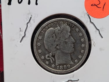 1899 Barber Quarter