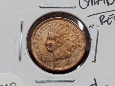 1900 Indian Head Cent, Great Details, HIGH GRADE