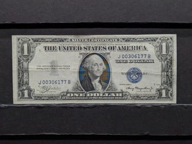 1935-A Crisp Unc. Silver Certificate-w/ full house