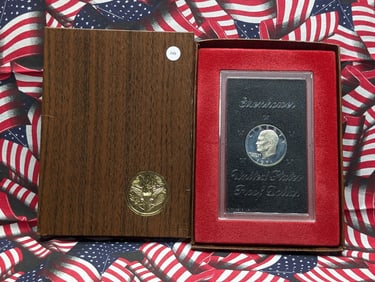 1971-S Silver Eisenhower Proof Dollar In OGP