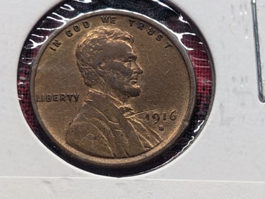 1916-S Lincoln Wheat Cent