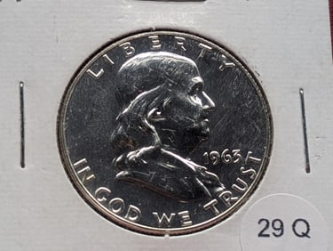 1963 Franklin Half Dollar