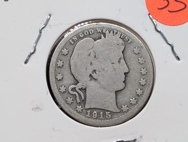 1915 Barber Quarter