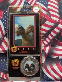 Disney's Dinosaur 2000 Collector Coin - Harder to Find, Brand new in Plastic Case, Great gift!