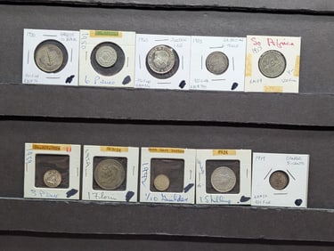 10 - Foreign Silver Coins.