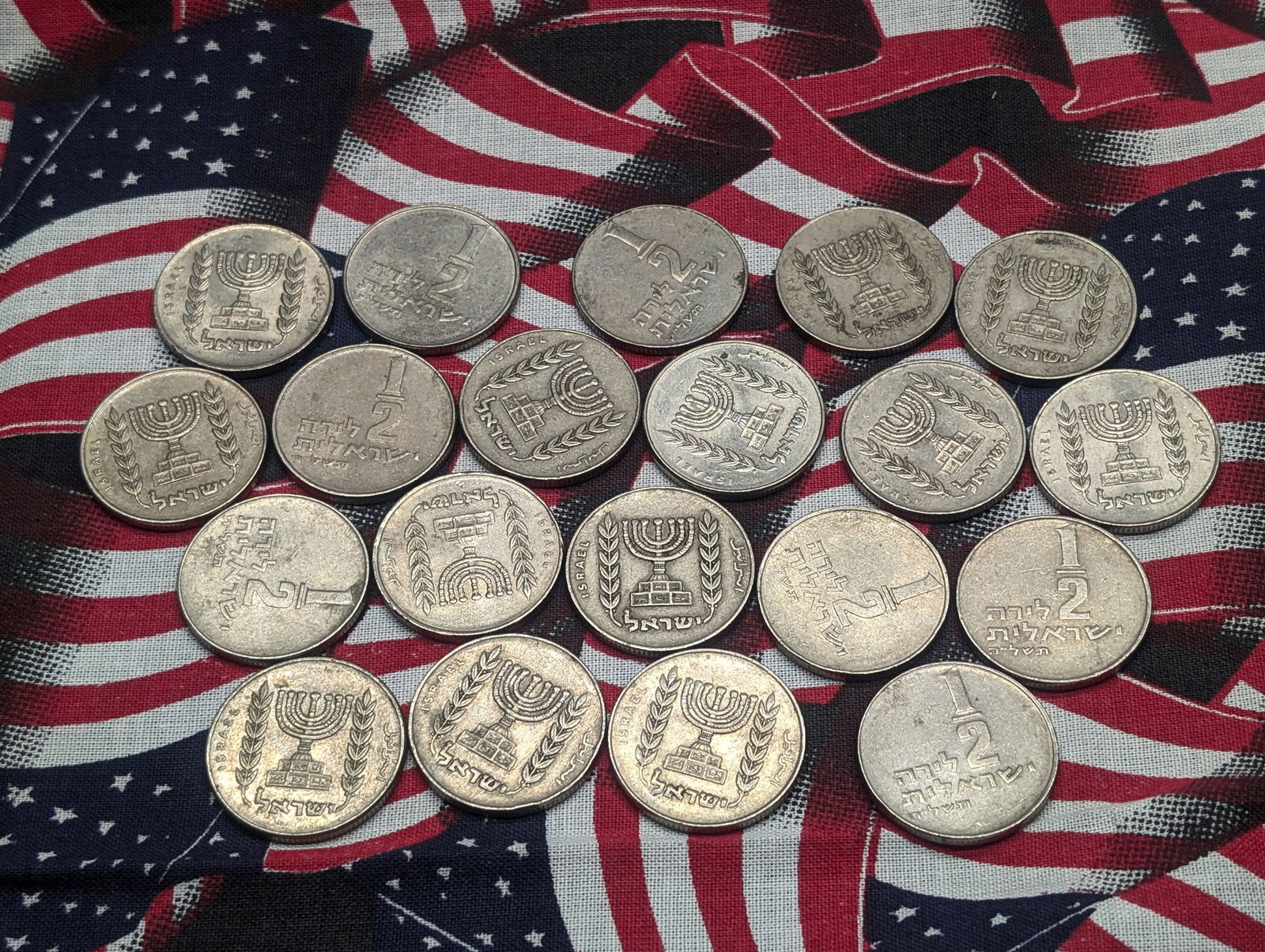 (20) Israel 1/2 Shekel Coins (1 of 4)