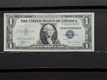 1935-C Crisp Unc. Silver Certificate.-no motto