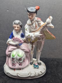 Occupied Japan Porcelain Figurine – Courting Couple, ca. 1945–1952