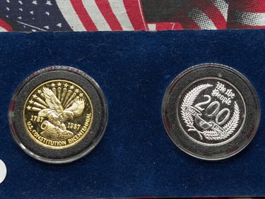 (2) 1987 U.S. Constitutional Bicentennial Coins (Clad)