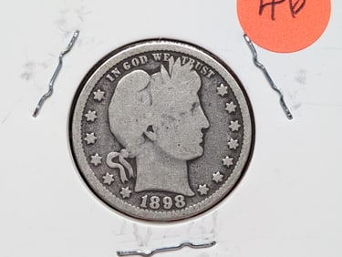 1898 Barber Quarter
