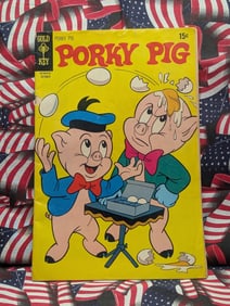 Porky Pig, Gold Key  October 1970-15c, Amazing Ads, Comic Book, Re-live Your Past!