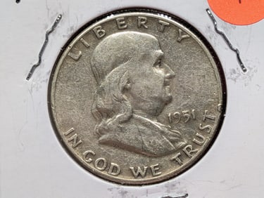 1951 Franklin Half Dollar