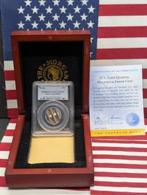 Mint Cancelled Maine Quarter. PCGS Certified.