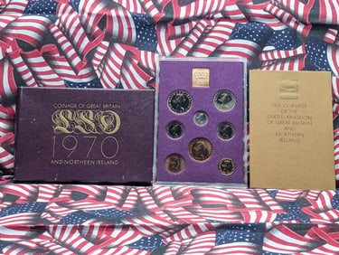 1970 Coinage Of Great Britain & Northern Ireland In OGP With COA